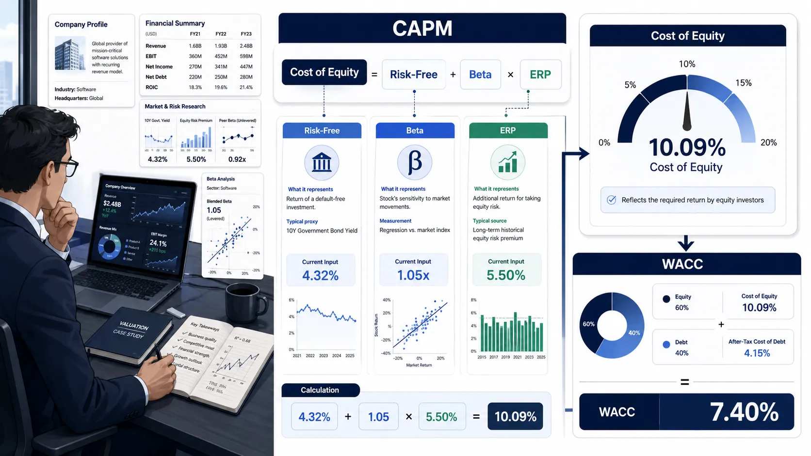 CAPM Explained: How to Calculate Cost of Equity for Your WACC Model